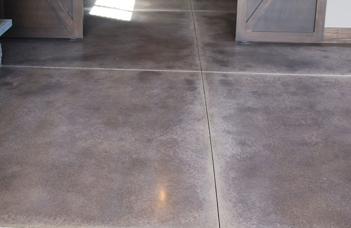 Concrete Living Room Floor